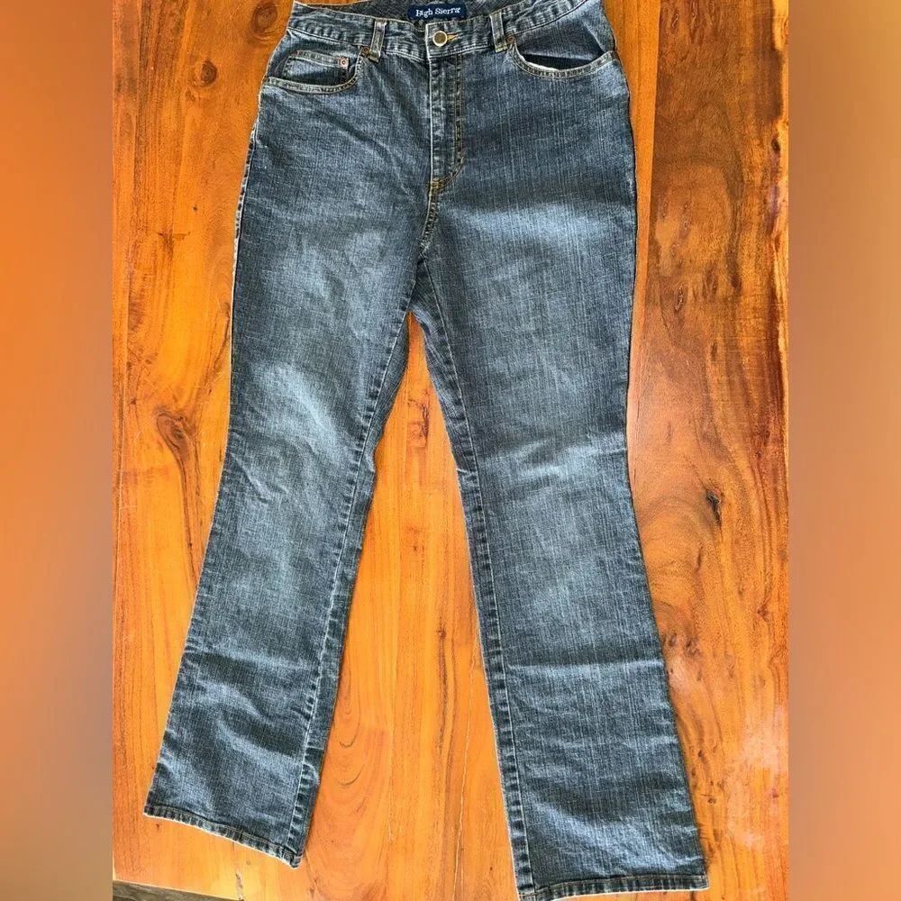 High Sierra vintage crosshatch pattern 5 pocket  cotton jeans
